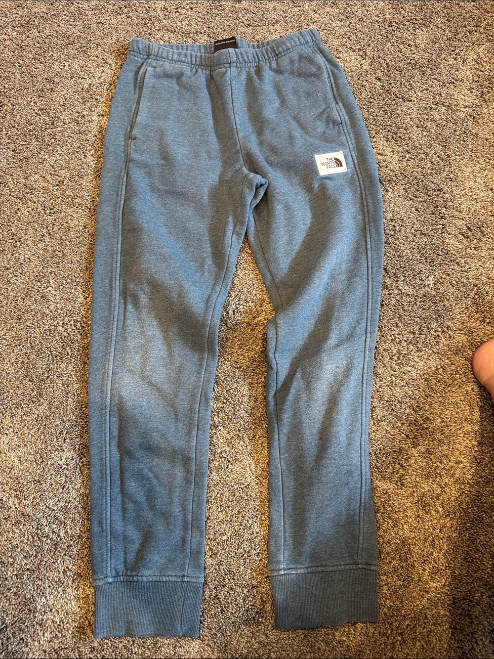 The North Face Kids Gray-Blue Fleece Joggers